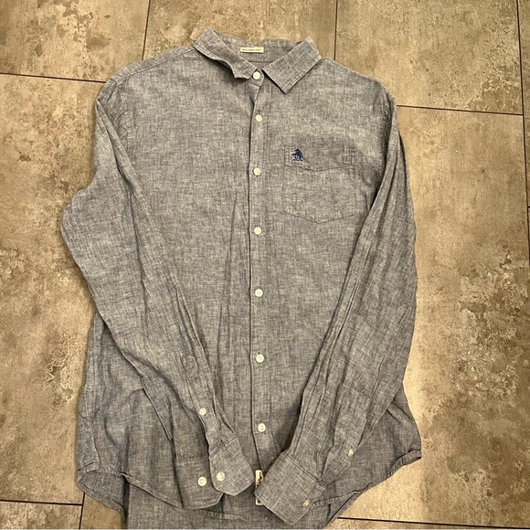 Original Penguin Linen Button Down - Picture 1 of 6